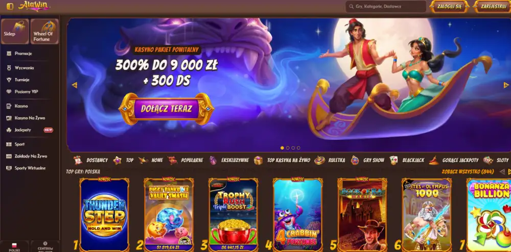 Alawin Casino – gry, bonusy i depozyty